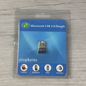 BT Wireless CSR 4.0 Dongle USB Plug & Play NEW